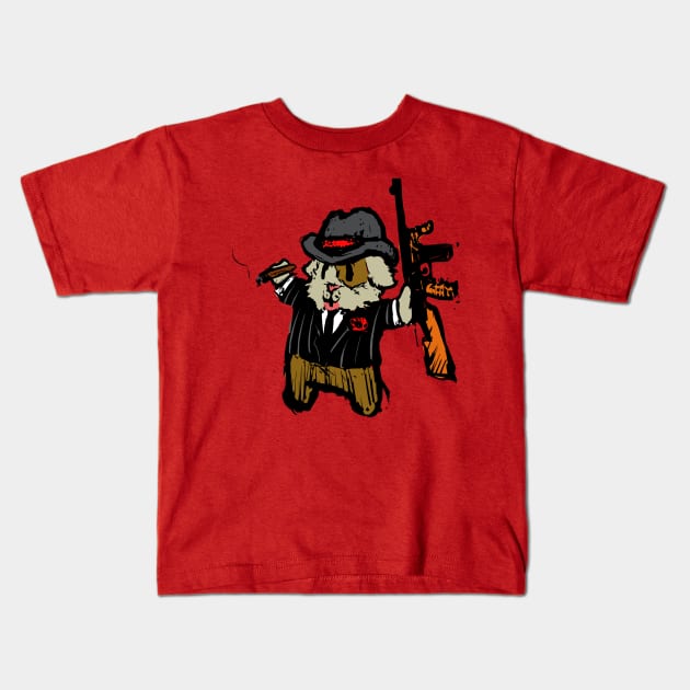 Guinea Pig Gangster Kids T-Shirt by GuineaPigArt